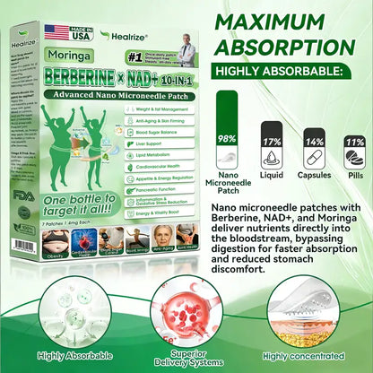 𝐎𝐟𝐟𝐢𝐜𝐢𝐚𝐥 𝐔𝐒 𝐒𝐭𝐨𝐫𝐞 🇺🇸  | 🧑‍⚕️ 𝐂𝐥𝐞𝐚𝐫𝐞𝐧𝐚® Moringa · Berberine × NAD+ 𝟏𝟎-𝐢𝐧-𝟏 𝐀𝐝𝐯𝐚𝐧𝐜𝐞𝐝 𝐍𝐚𝐧𝐨 𝐌𝐢𝐜𝐫𝐨𝐧𝐞𝐞𝐝𝐥𝐞 𝐏𝐚𝐭𝐜𝐡 — 𝐎𝐧𝐜𝐞 𝐃𝐚𝐢𝐥𝐲, 𝐕𝐢𝐬𝐢𝐛𝐥𝐞 𝐑𝐞𝐬𝐮𝐥𝐭𝐬 𝐢𝐧 𝟕 𝐃𝐚𝐲𝐬