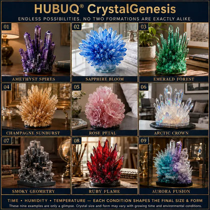 Save 50% by ordering today丨HUBUQ® CrystalGenesis — Luxury Textured Crystal Growing Kit💎