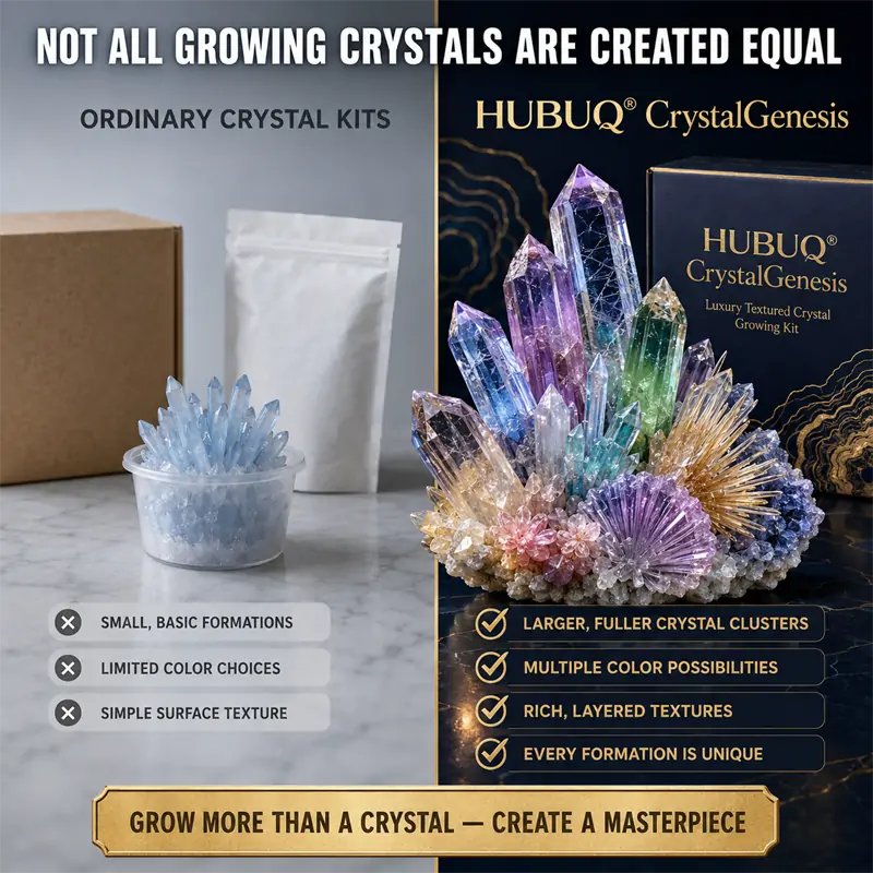 Save 50% by ordering today丨HUBUQ® CrystalGenesis — Luxury Textured Crystal Growing Kit💎