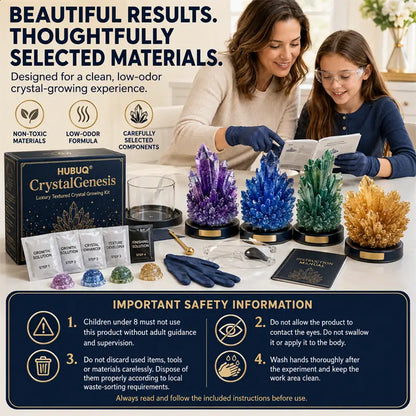 Save 50% by ordering today丨HUBUQ® CrystalGenesis — Luxury Textured Crystal Growing Kit💎