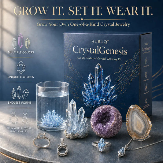 Save 50% by ordering today丨HUBUQ® CrystalGenesis — Luxury Textured Crystal Growing Kit💎
