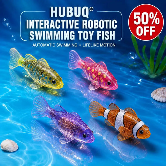 HUBUQ® Glow-in-the-dark electronic pet fish🐟️