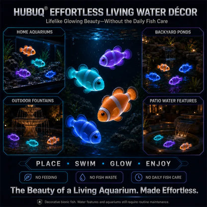 HUBUQ® Glow-in-the-dark electronic pet fish🐟️