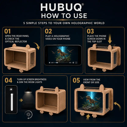 HUBUQ® HoloVerse — Immersive 3D Holographic Theater World