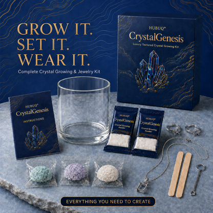Save 50% by ordering today丨HUBUQ® CrystalGenesis — Luxury Textured Crystal Growing Kit💎