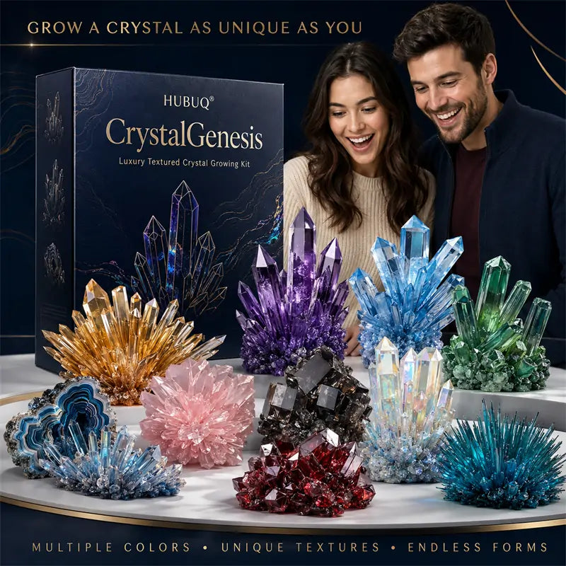Save 50% by ordering today丨HUBUQ® CrystalGenesis — Luxury Textured Crystal Growing Kit💎